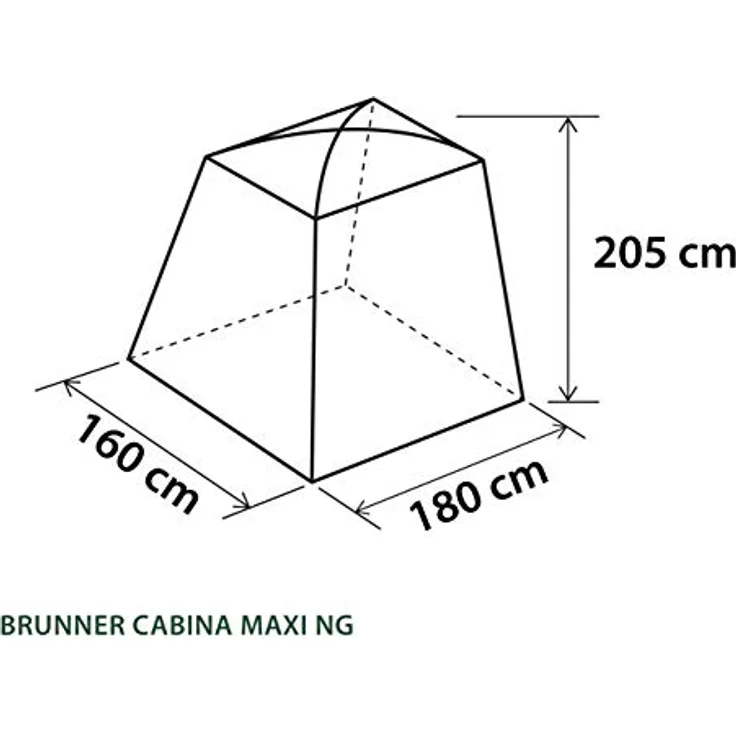 Brunner Kuppelzelt, praktisches Kabinenzelt für 1 Person, 4 kg, mit integrierter Belüftung und Reißverschlusstür – Bild 12