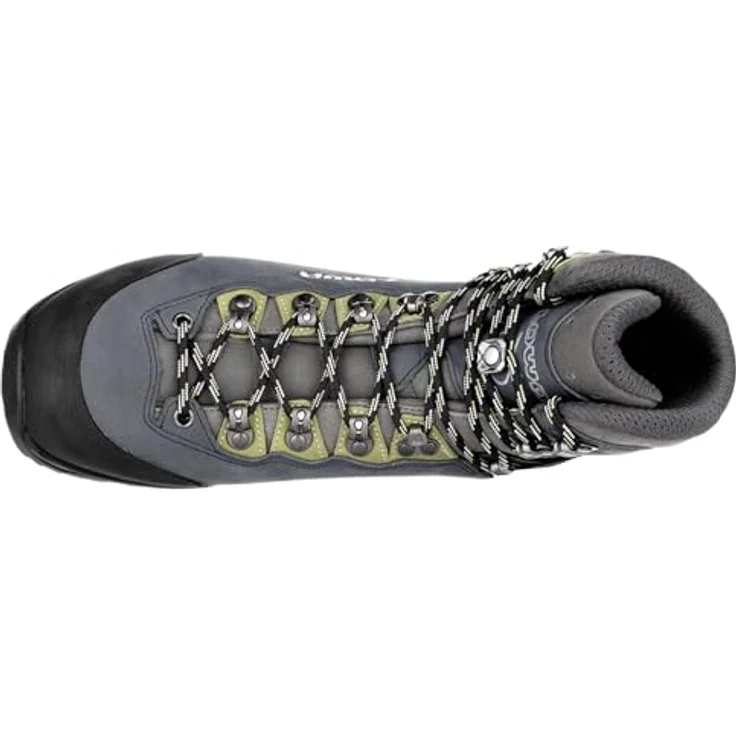 Lowa Camino Evo GTX, Trekkingstiefel mit GORE-TEX, wasserdicht, mittelbreite Passform, Stahlblau/Kiwi, Größe 45 – Bild 5