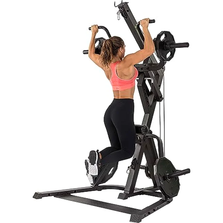 Tunturi Kraftstation WT85, LAT Pully Station, Fitnessstation, Hanteltraining, Flaschenzug – Bild 3
