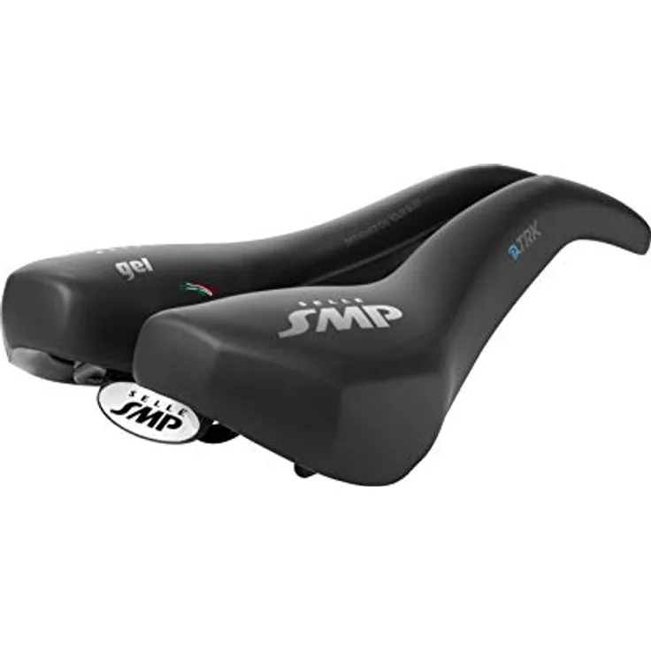 WIKUS SMP Unisex Selle E-TRK Rennradsattel, schwarz, für Sitzknochenbreiten 9—15 cm, 277x162mm, 490g