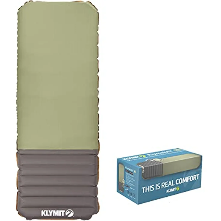 Klymit Klymaloft Schlafmatte, Schaumstoff-Isomatte mit I-Träger-Luftkammern, 60 mm Dicke, 183 cm lang, 1089 g, 75D Polyester – Bild 1