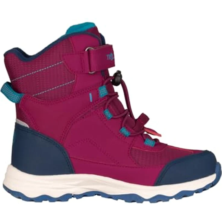 Trollkids Hafjell Winter-Stiefel, wasserdicht mit Fleecefutter, Helle Beere/Dunkeltürkis, Größe 30 – Bild 3