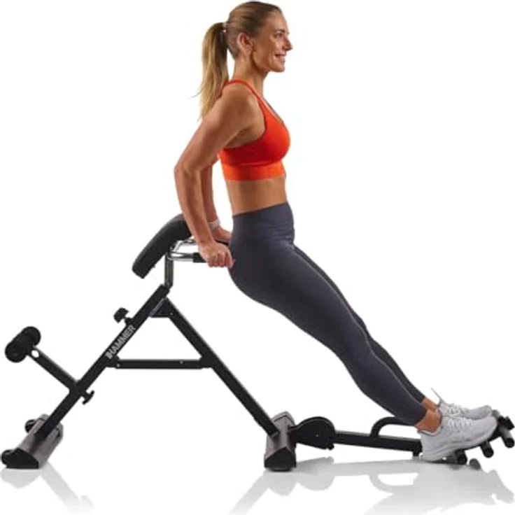 HAMMER Rückentrainer Tricon Flex, 3 in 1 Rücken-Komplett-Trainer mit patentiertem Dehnelement zur Wirbelsäulen- und Ischiasentlastung – Bild 4