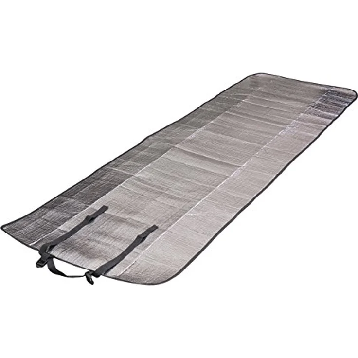 Outdoor International Alu Isomatte Single Thermomatte, leicht 110 g, isolierend, 190 x 60 cm, Silber – Bild 2