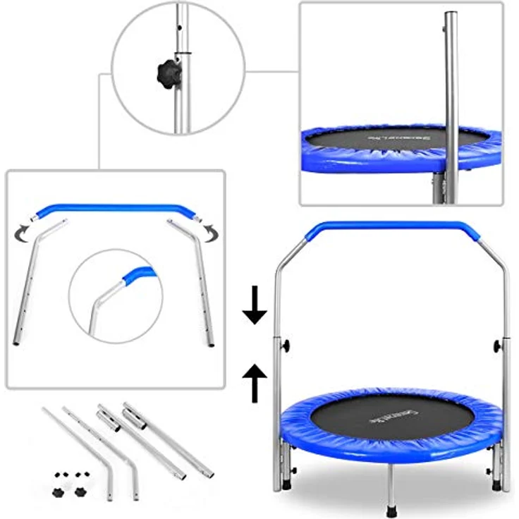 SereneLife slspt409 Sports Erwachsene Größe Trampolin – Bild 3