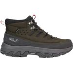 Jack Wolfskin Apex Hike Texapore Mid M, Herren Wanderschuhe mit TEXAPORE ECOSPHERE PRO Membran, knöchelhoch, Grün