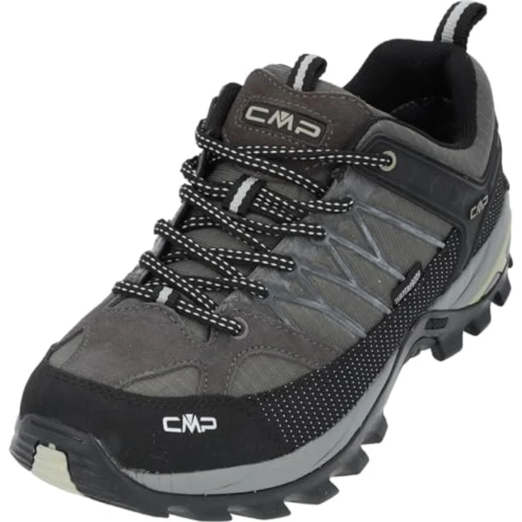Campagnolo CMP Rigel Low Schuhe Herren, Wanderschuhe mit EVA-Sohle und wasserdichtem Obermaterial, grau, Größe 45 – Bild 1