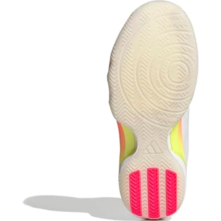 Adidas Crazyflight 7 KJ5666_610, halbhohe Volleyballschuhe, Cloud White/Tech Grey Metallic/Solar Turbo, LIGHTSTRIKE Dämpfung, Adiwear Gummiaußensohle – Bild 3