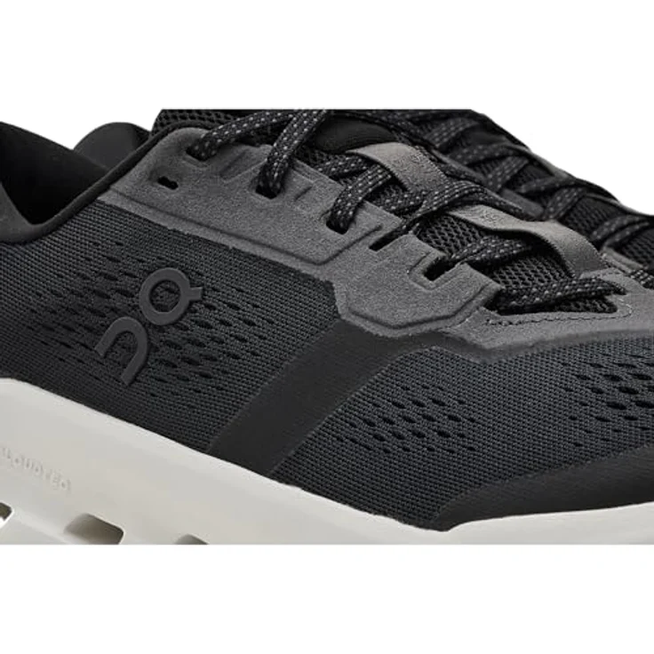 ON WIP 3MG10071430, Stabile Laufschuhe für Überpronierer, atmungsaktives Mesh, CloudTec®-Zwischensohle, BLACK, Größe 45 – Bild 6