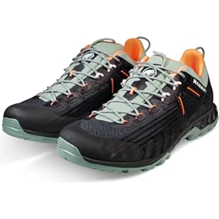 Mammut Alnasca Knit III Low, Herren Wanderschuhe mit Vibram Megagrip Außensohle, Schwarz, Größe 43.5 – Bild 9