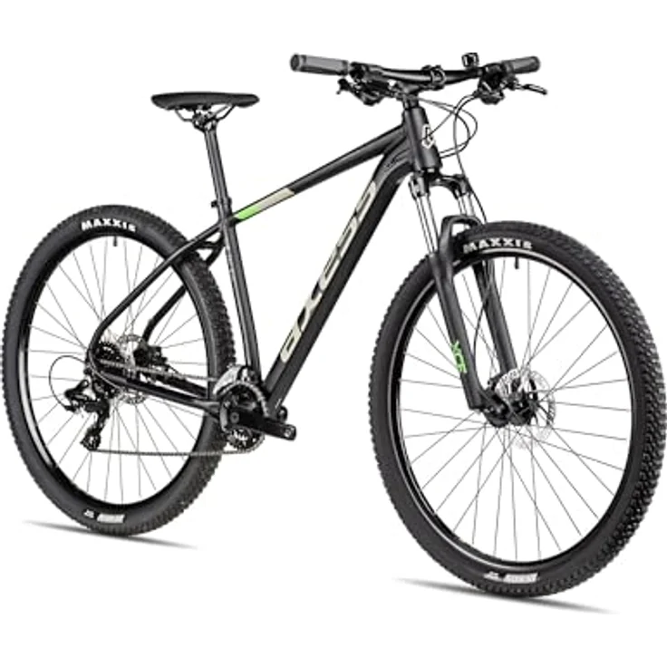 Axess BRASH Hardtail Mountainbike, 29 Zoll, Aluminiumrahmen, 21 Zoll, hydraulische Scheibenbremsen, schwarz – Bild 3