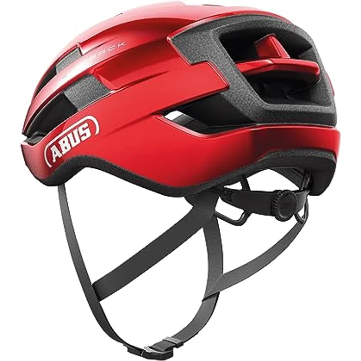 ABUS Rennradhelm WingBack, leichter Roadhelm mit optimaler Belüftung und Zoom Ace Verstellsystem, rot, Größe S – Bild 6