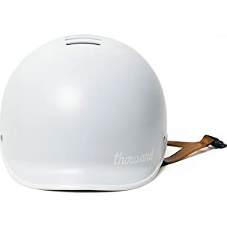 Thousand Heritage Fahrradhelm, Arctic Grey, Large, mit Dial-Fit-System und veganen Lederriemen, sicherheitszertifiziert, 7 Belüftungsöffnungen – Bild 4