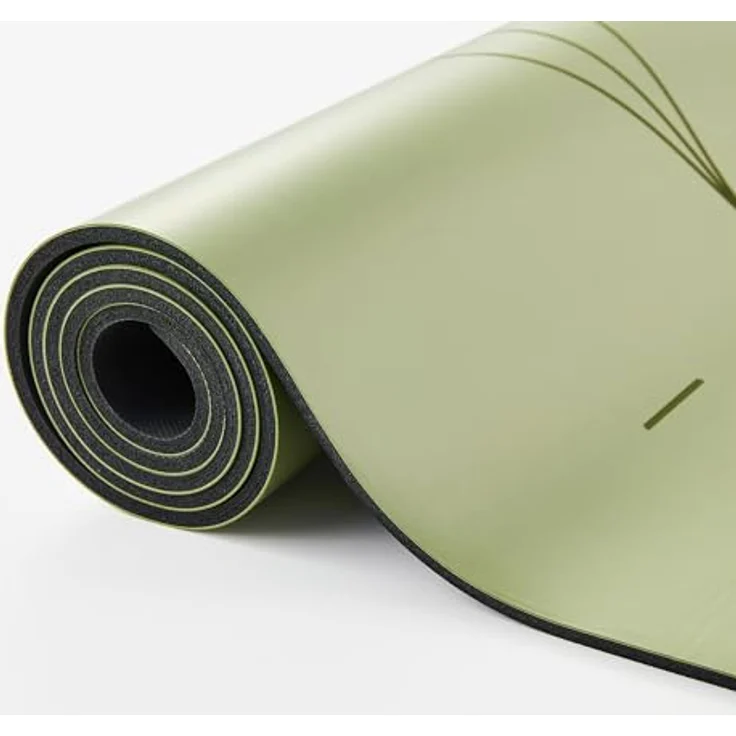 Myga XL Ausrichtungs-Yogamatte mit Eingezeichneten Körperausrichtungslinien, 6 mm Dicke, Rutschfeste Polsterung, 195 x 68 cm – Bild 4