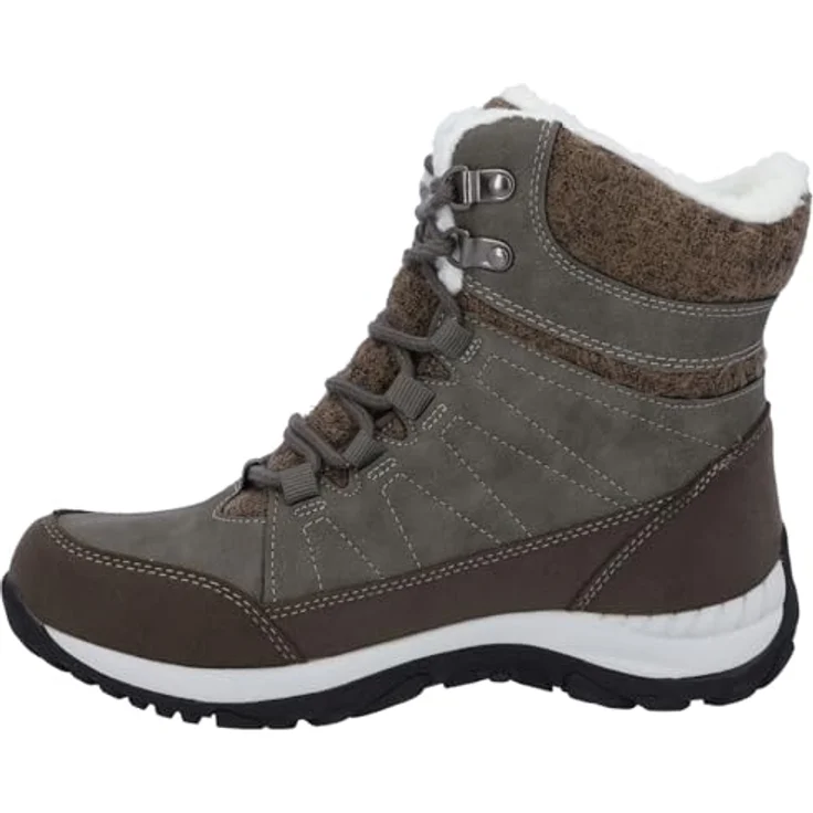 Hi-Tec Riva Mid Woman WP, Wanderschuh für kalte und nasse Tage, oliv, Gr. 41 – Bild 4