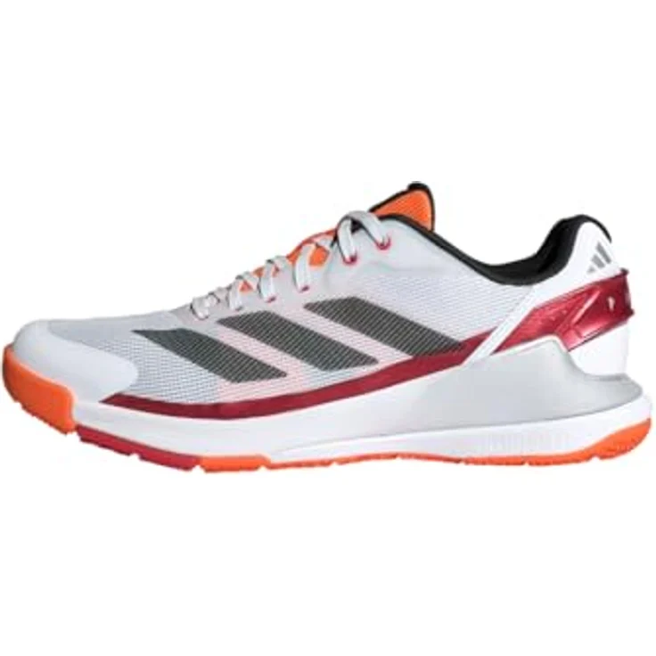 adidas Crazyquick Laufschuhe JR4647-NARANJA für Herren, leichte Konstruktion mit Lightstrike Dämpfung und griffiger Adiwear Außensohle, Cloud White / Core Black / Lucid Orange – Bild 1