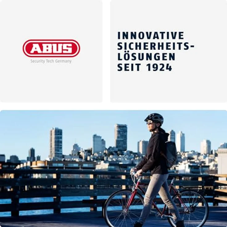 ABUS Satteltasche ST 5050, wasserabweisende Fahrradtasche mit seitlichem Zugang und Platz für 130 cm Einsteckkette – Bild 4