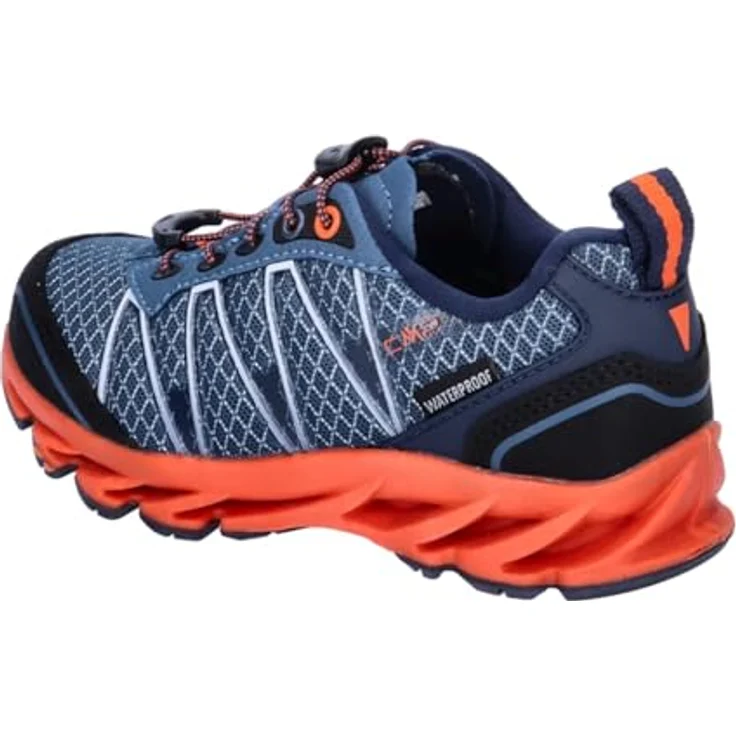 CMP Altak Trail Shoes WP 2.0, Wasserdichte Kinderschuhe mit veganer Technologie, Bluestone-Arancio, Größe 29 – Bild 3