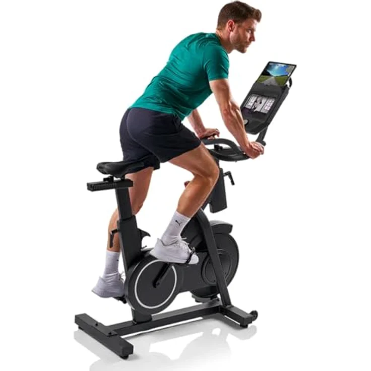 HAMMER Speedbike Speed Race SR, Indoor Cycle mit 20 kg Schwungmasse, 10,1 Zoll TFT-Display, Bluetooth-Anbindung, kompatibel mit Kinomap und Zwift – Bild 2