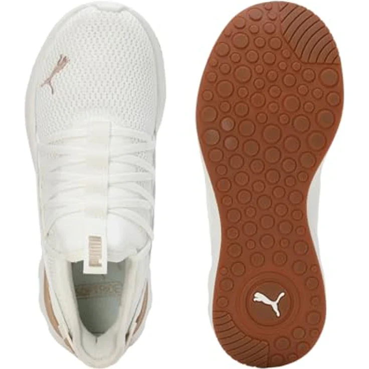 PUMA Softride Carson Fresh, Herren Sneaker mit weißem Textil-Obermaterial und flexiblem Laufsohle, unisex – Bild 6