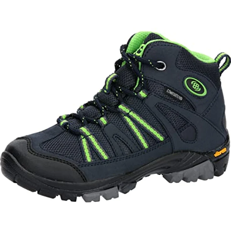 BRÜTTING Ohio High, wasserdichter Outdoorschuh für Jungen mit Schnürung und stark profilierter Vibram-Laufsohle – Bild 1
