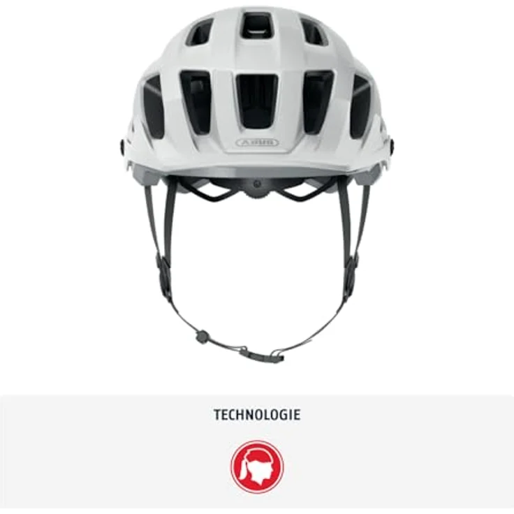 Abus Moventor 2. 0 shiny white 51 - 55 cm – Bild 3