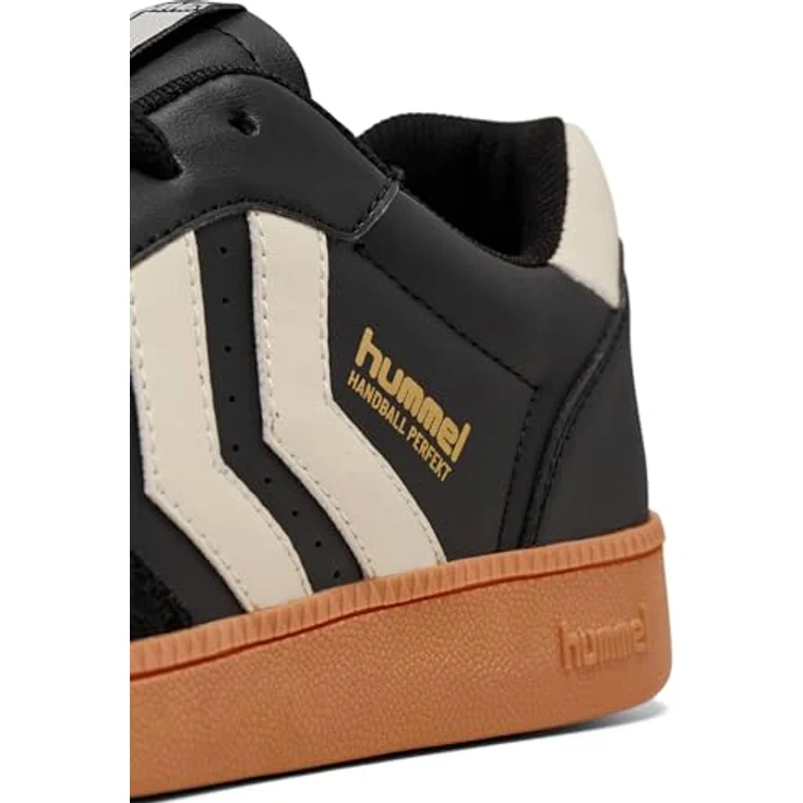 Hummel Futsal Boots 226303-2001, atmungsaktive Mikrofaser-Sportschuhe mit TPR-Außensohle, schwarz, Größe 37 – Bild 7