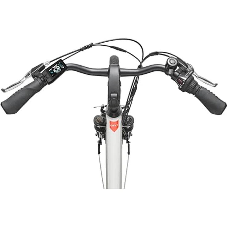TELEFUNKEN E-Bike Damen RC826, 28 Zoll Pedelec mit 250W Frontmotor, 7-Gang Shimano Kettenschaltung, V-Bremsen und LCD-Display, bis zu 100 km Reichweite – Bild 4