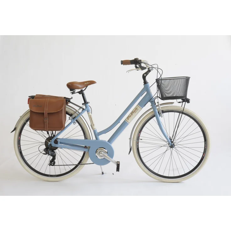 Via Veneto 605 Alu Lady, Cityfahrrad 28 Zoll mit Vollausstattung, blau