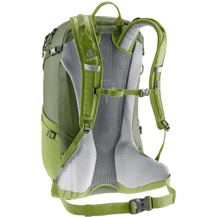 deuter Futura 23 Wanderrucksack, khaki-meadow, 23 L mit Aircomfort Netzrücken-System und abnehmbarer Regenhülle – Bild 4
