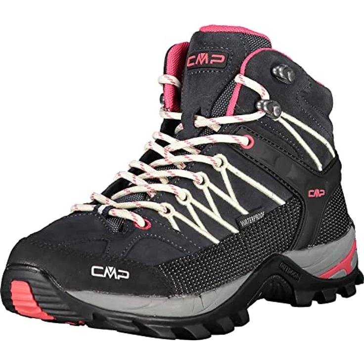 CMP Trekkingschuhe Damen Rigel Mid, Waterproof Wanderschuhe mit hoher Dämpfung – Bild 1