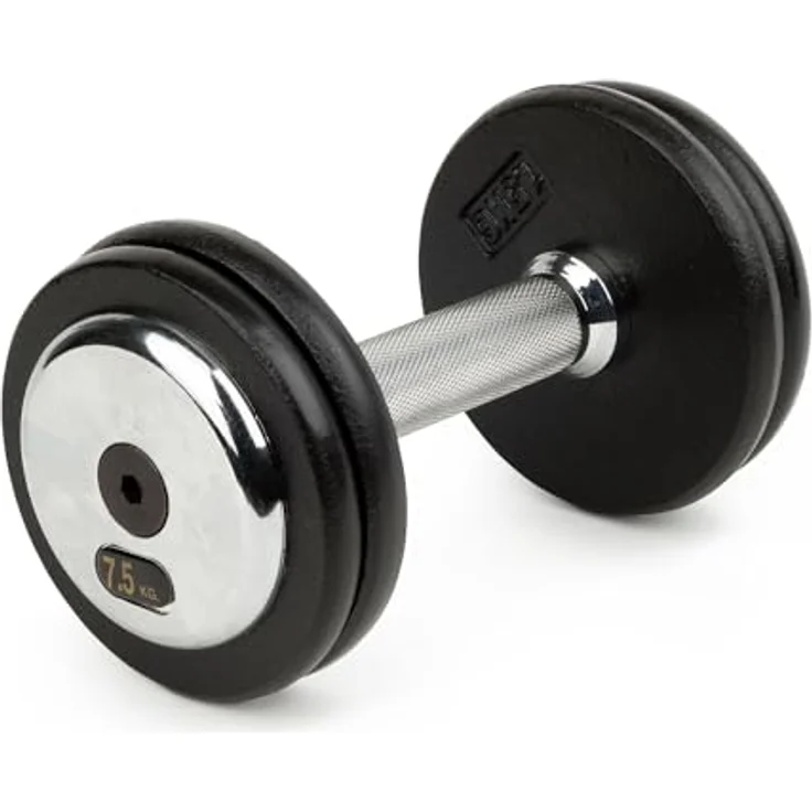 Sport-Thieme Kompakthantel aus Gusseisen, hochwertige Kurzhantel in Studioqualität, 15 Gewichtsklassen von 2,5 kg bis 40 kg, Grifflänge 12,5 cm, Ø 30 mm – Bild 2