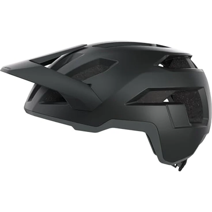 Alpina Taunus Fahrradhelm, schwarz-grau matt, 52-56 cm, sportliches Design, leichte Microshell Außenschale, große Lufteinlässe – Bild 3