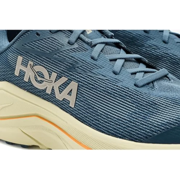Hoka One One M Challenger 8, Trailrunning-Schuhe für Normalpronierer, Faded Navy / Pampass Grass, Dämpfung, 4-mm-Stollen, Gewicht: ca. 574 g – Bild 2