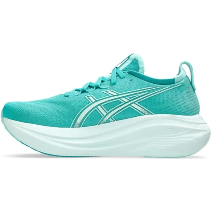 ASICS GEL-NIMBUS 27, Laufschuhe mit Gel-Technologie, Wave Teal/Illuminate Mint, Größe 38 – Bild 5