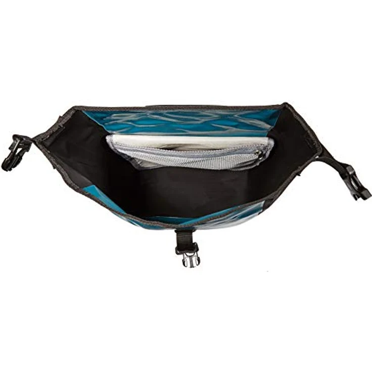 Ortlieb Sport Roller Classic F6309, Fahrradtaschen 2x 12,5 l, petrol-schwarz, mit Reflektoren und Schultergurten – Bild 5