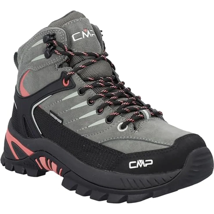 CMP Rigel 2.0 Mid Wmn Wp Trekking Schuhe, knöchelhoch, atmungsaktiv und wasserdicht, Avocado-Coral, Größe 42 – Bild 6