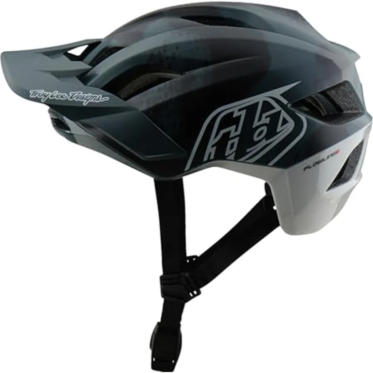 Troy Lee Designs Flowline SE MIPS Helm, Badge, camo gray, für Kopfgrößen 53-56 cm, XS/S – Bild 1