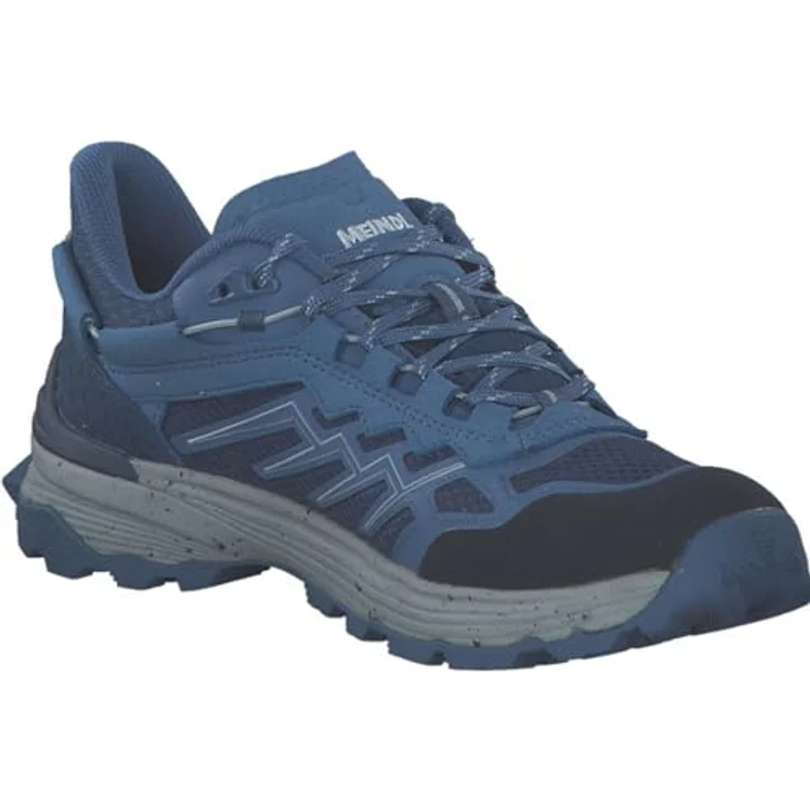 Meindl Damen Wanderschuh Jamaica Lady GTX, schnürbar, Größe 38.5 (UK 5.5), Blau aus Synthetik und Textil, Gummi-Laufsohle – Bild 6