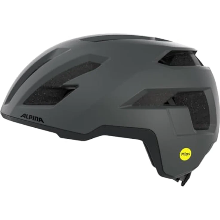 Olympic Sportswear Alpina Taunus Gravel MIPS Helm, leicht und sicher, Mid Grey – Bild 3