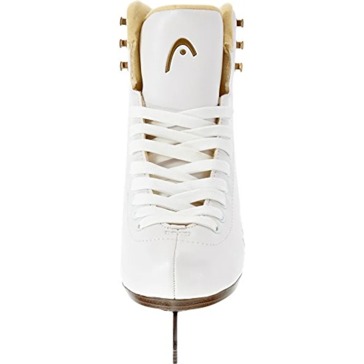 HEAD Eiskunstlauf Schlittschuhe Amber I Damen mit Edelstahlkufe und Schneeflocken-Design, ideal für Einsteigerinnen - Weiß – Bild 2
