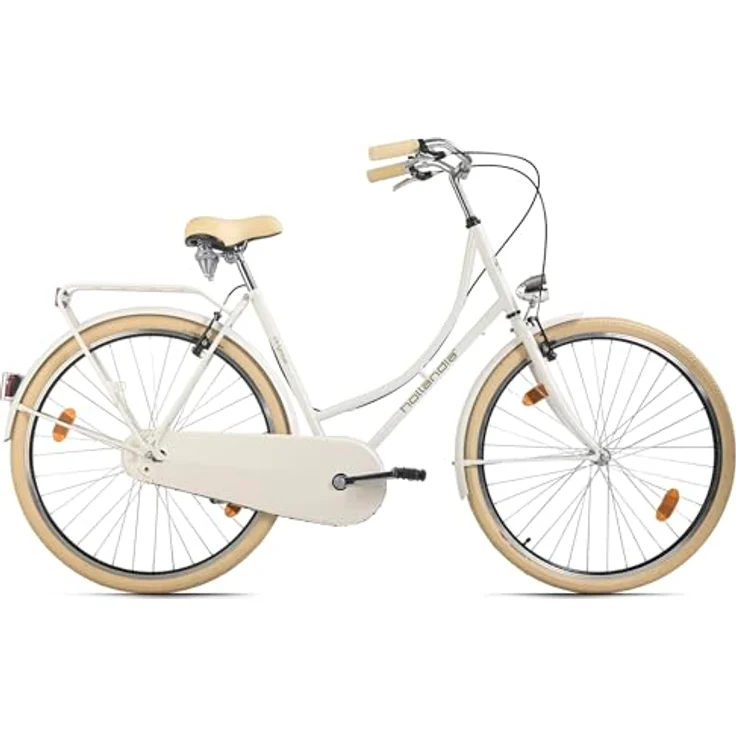 HOLLANDIA Hollandrad Damen 28" Original Singlespeed RH 54 cm (Weiß), Cityrad mit charmanter Eleganz – Bild 2