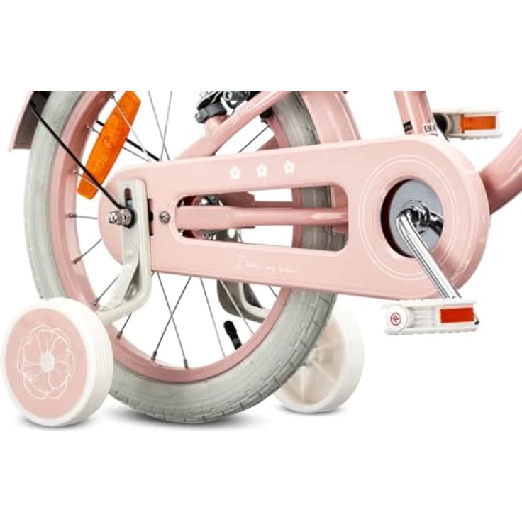 Sun Baby Kinderfahrrad SUN BABY Flower Retro 16 Zoll mit Schubstange, rosa, für Kinder bis 50 kg – Bild 7