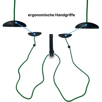 KEWUF Schultertrainer Pulley - Rehabilitation & Mobilitätstraining - Einfach An Tür Befestigen
