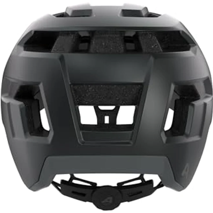 Alpina Taunus Fahrradhelm, schwarz-grau matt, 52-56 cm, sportliches Design, leichte Microshell Außenschale, große Lufteinlässe – Bild 4
