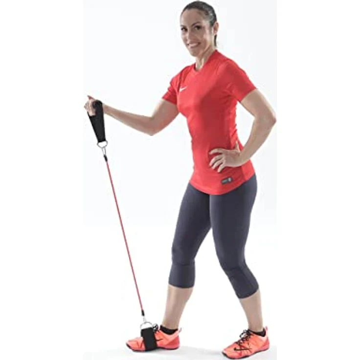 Fitnesstrampolin 2.0, mit Sprungzähler, NEU - die Trampolin-Innovation von JOKA FIT,Widerstandsbänder, DVD, Handyhalterung – Bild 4