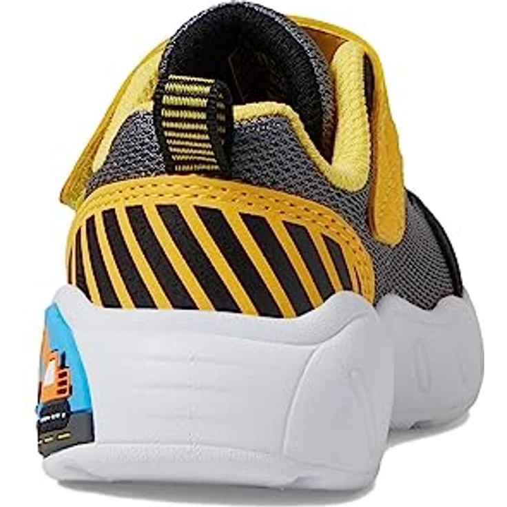 Skechers WIP 407312/BKYL, Laufschuhe für Kinder mit Mesh-Obermaterial und verstellbarem Ristriemen, schwarz, Größe 23 – Bild 7