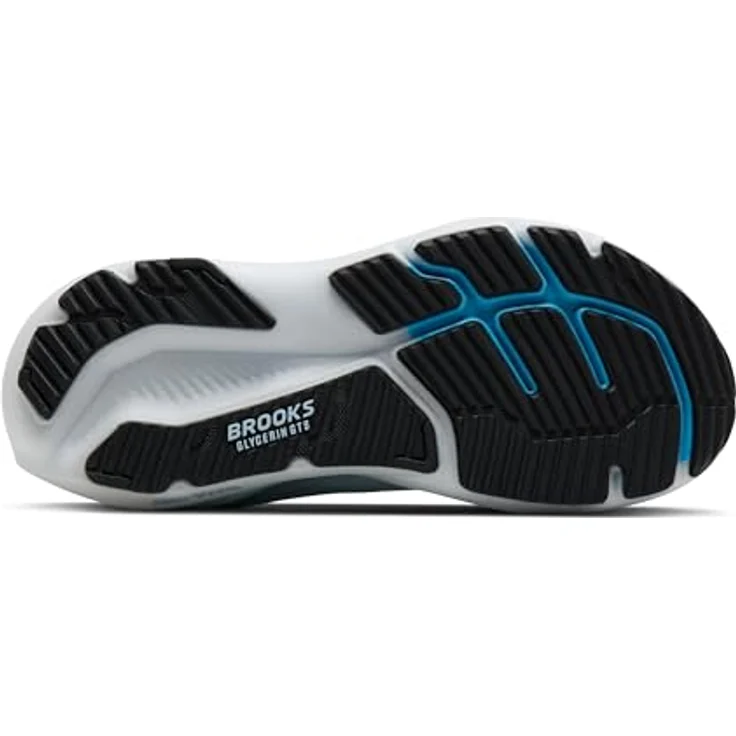 Brooks Glycerin GTS 23, Stabile Laufschuhe mit GuideRails™, atmungsaktivem Strickmaterial, NantucketBreeze/Rain/Clear, Größe 42 – Bild 6