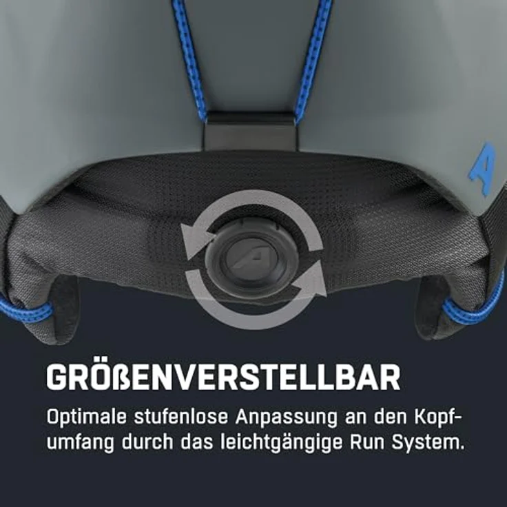 ALPINA BRIX JR, Skihelm für Kinder mit waschbarem Innenfutter, Midnight-Grey matt, M (51-55 cm) - sicher, komfortabel, perfekt klimatisiert, geringe Gewicht, abnehmbare Ohrenpolster – Bild 5