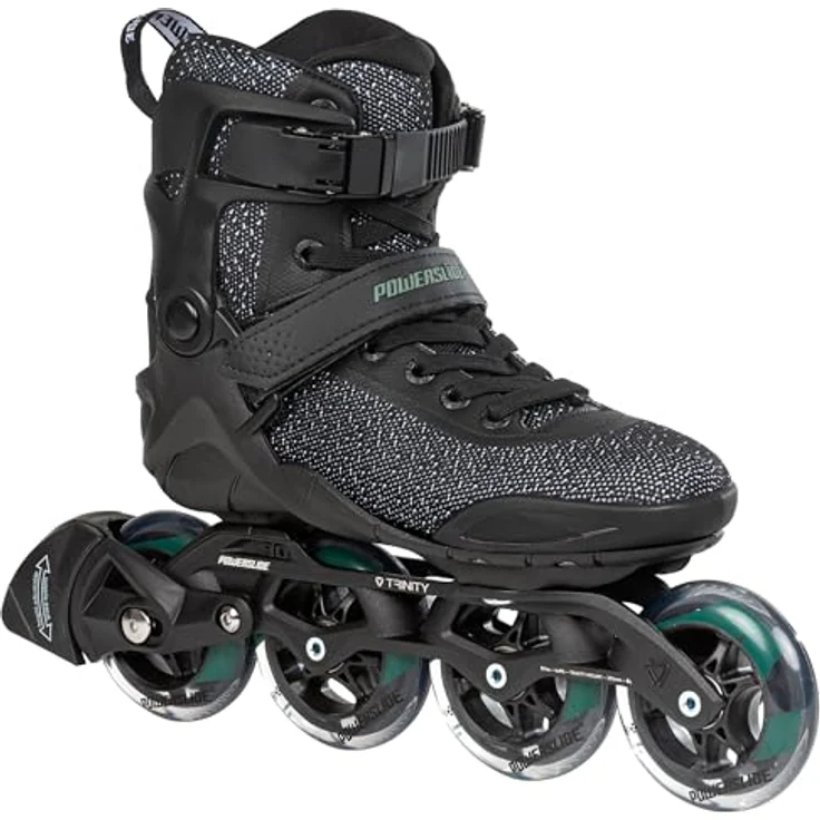 Powerslide Inlineskates Phuzion Enzo BW 90, Fitness Skate mit TRINITY-X Technologie, Aluminiumschiene und WICKED ABEC 7 Kugellager – Bild 2